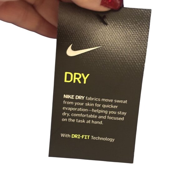 Nike Dri-Fit Blue Golf Polo Shirt Med. Moisture-Wicking Lightweight Performance - Picture 4 of 10